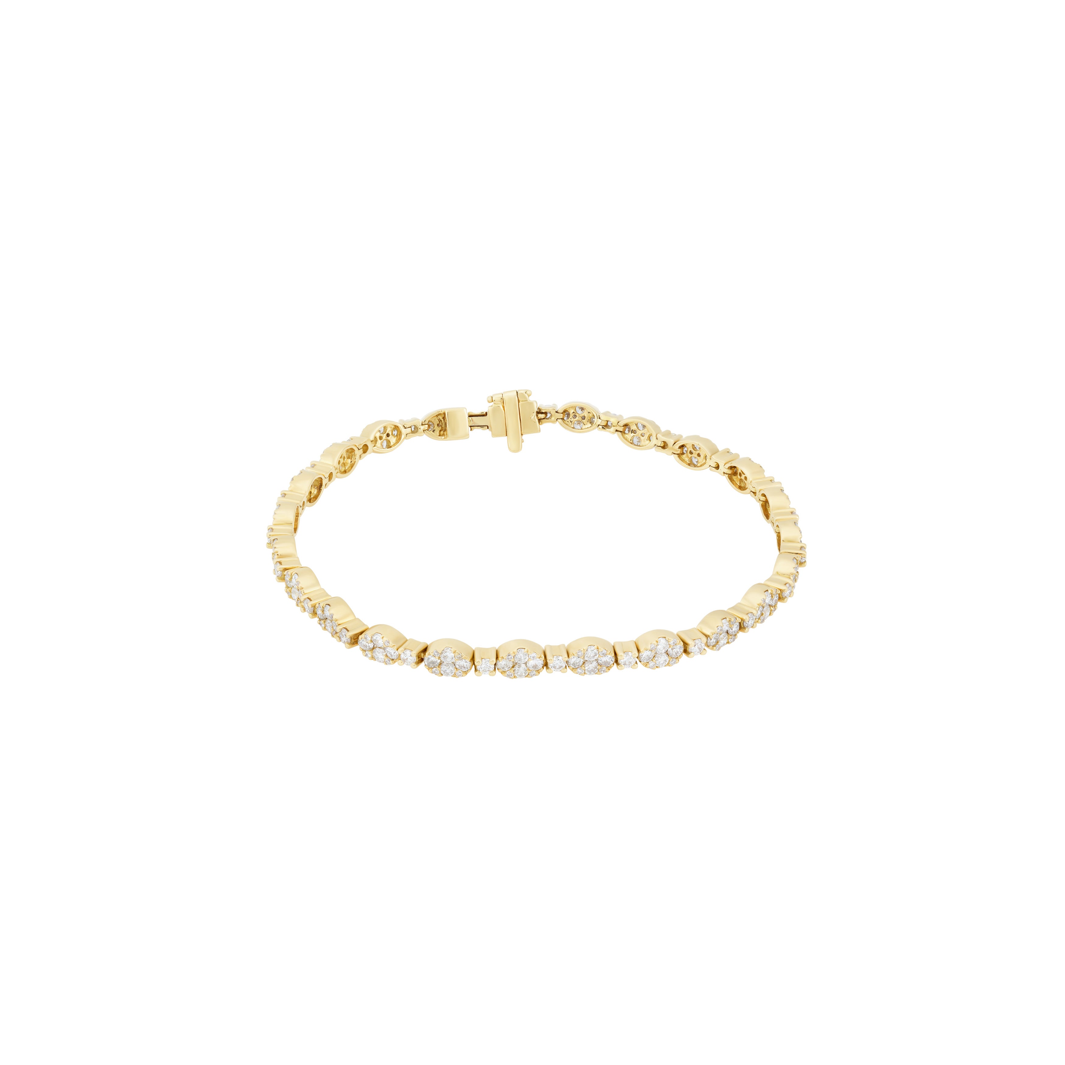 CLASSIC DIAMOND TENNIS OVAL SHAPE BRACELET