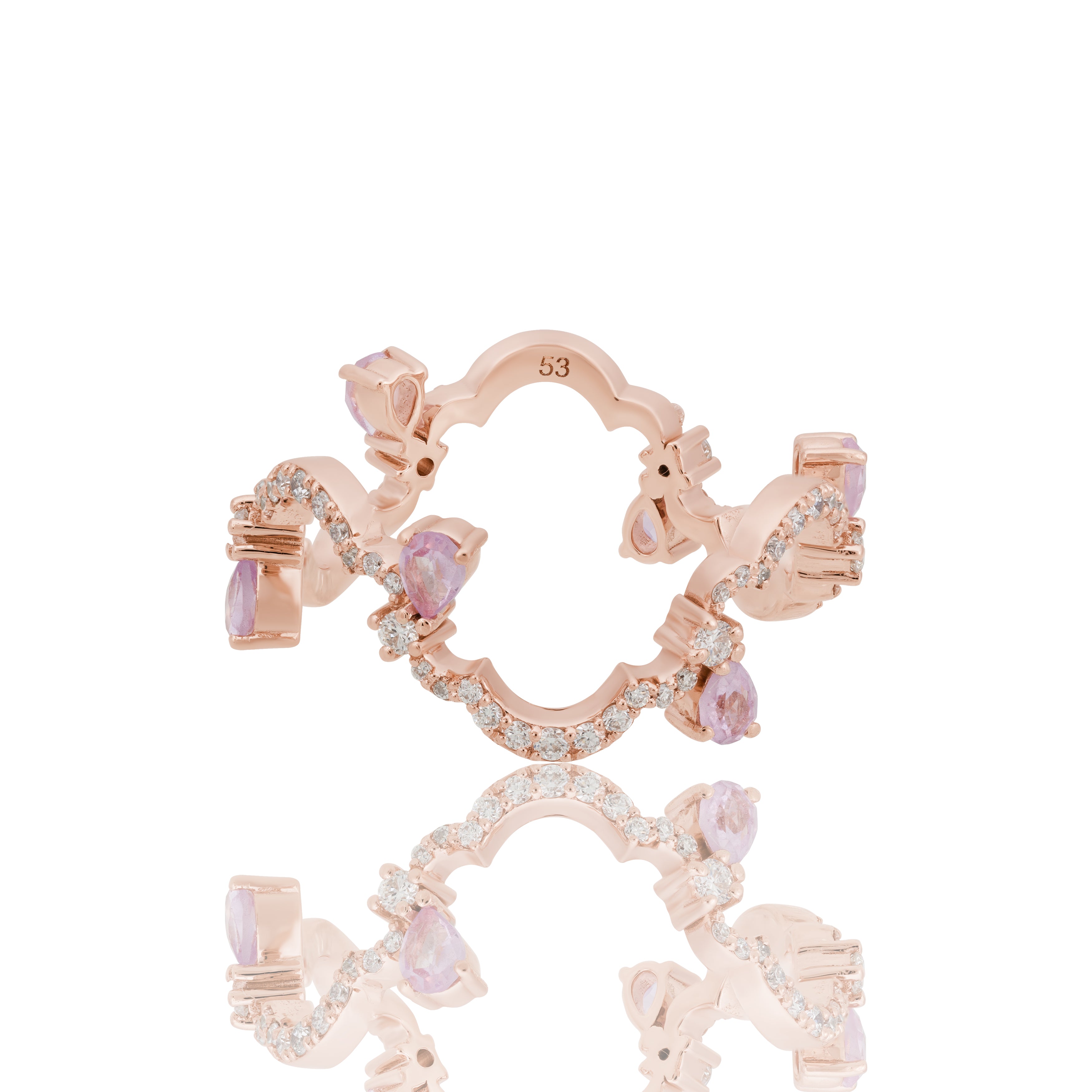 Ghaim Ring Yellow Diamond with Gemstones