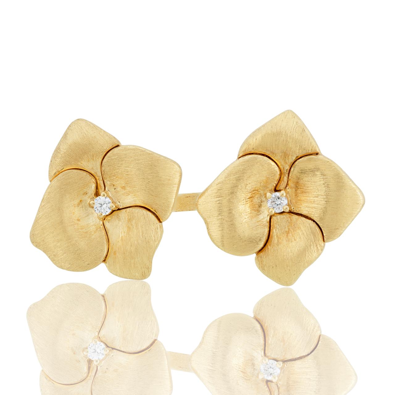 TWO HYDRANGEAS RING