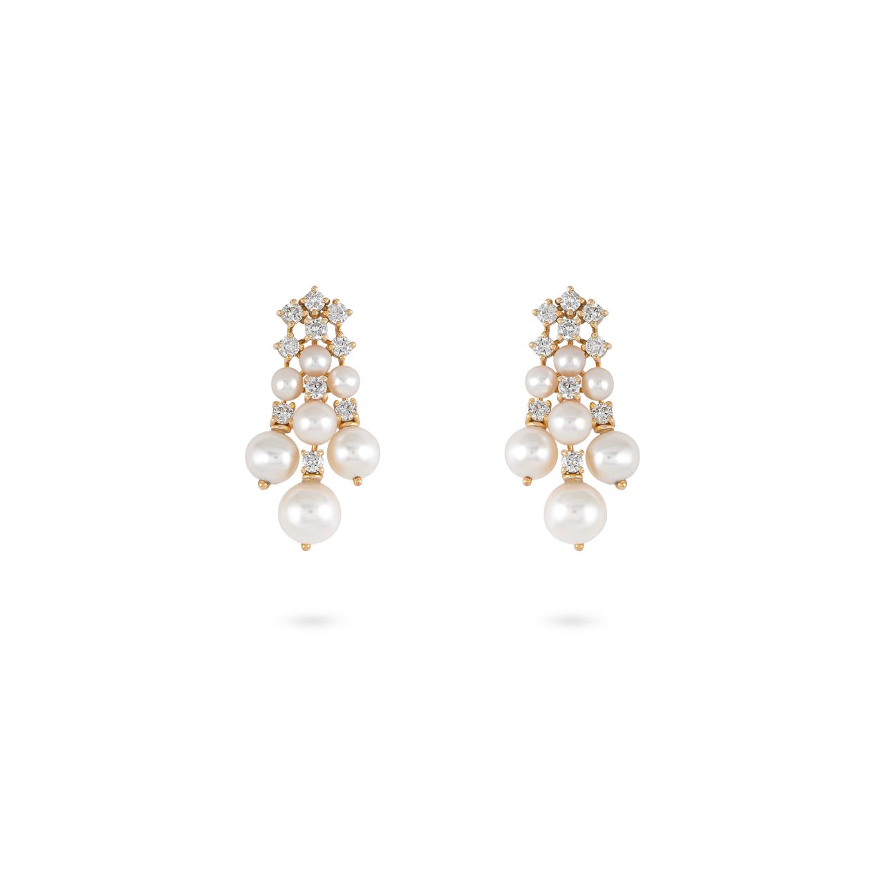 PEARL CASCADE EARRINGS