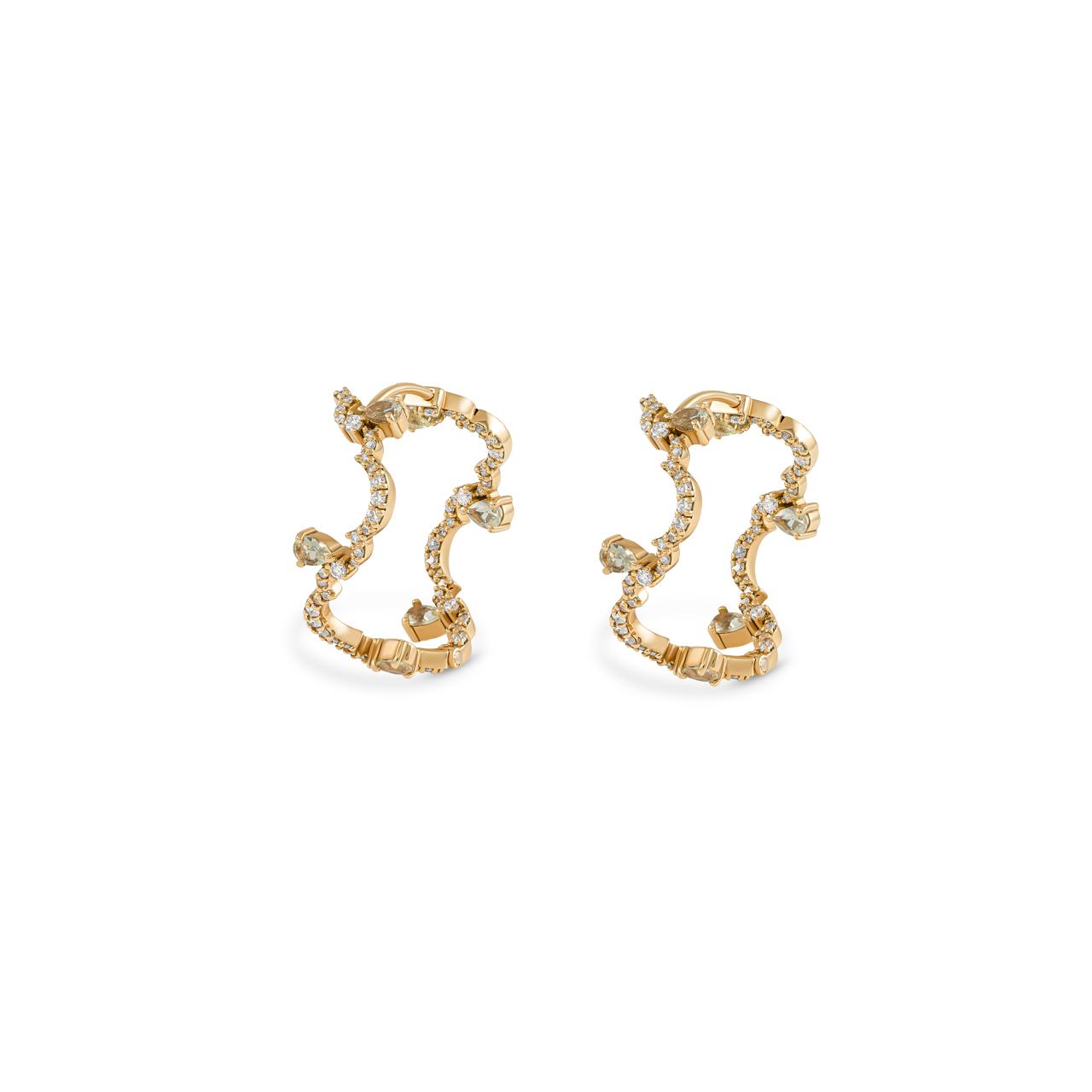 GHAIM HOOP EARRINGS