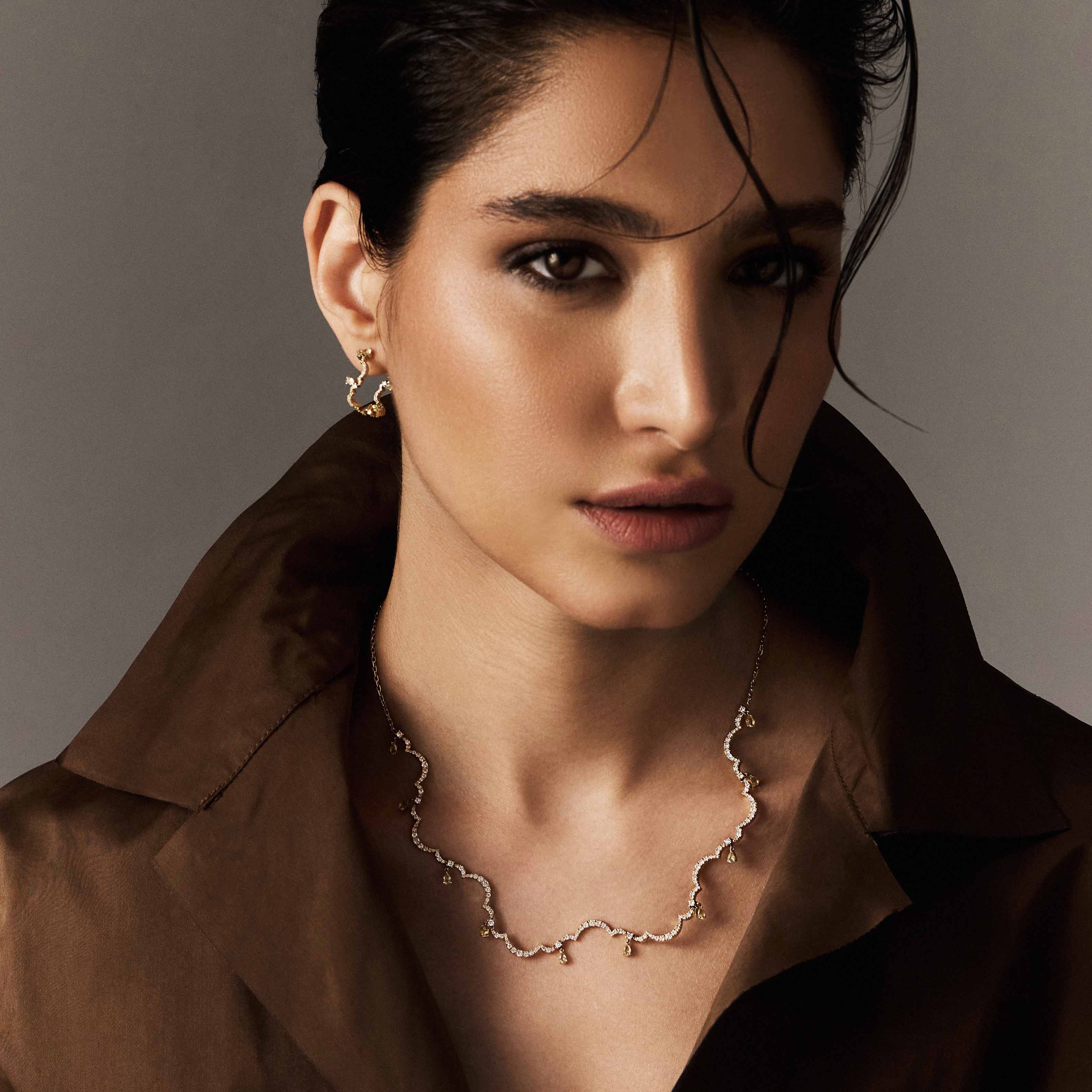 GHAIM HOOP EARRINGS