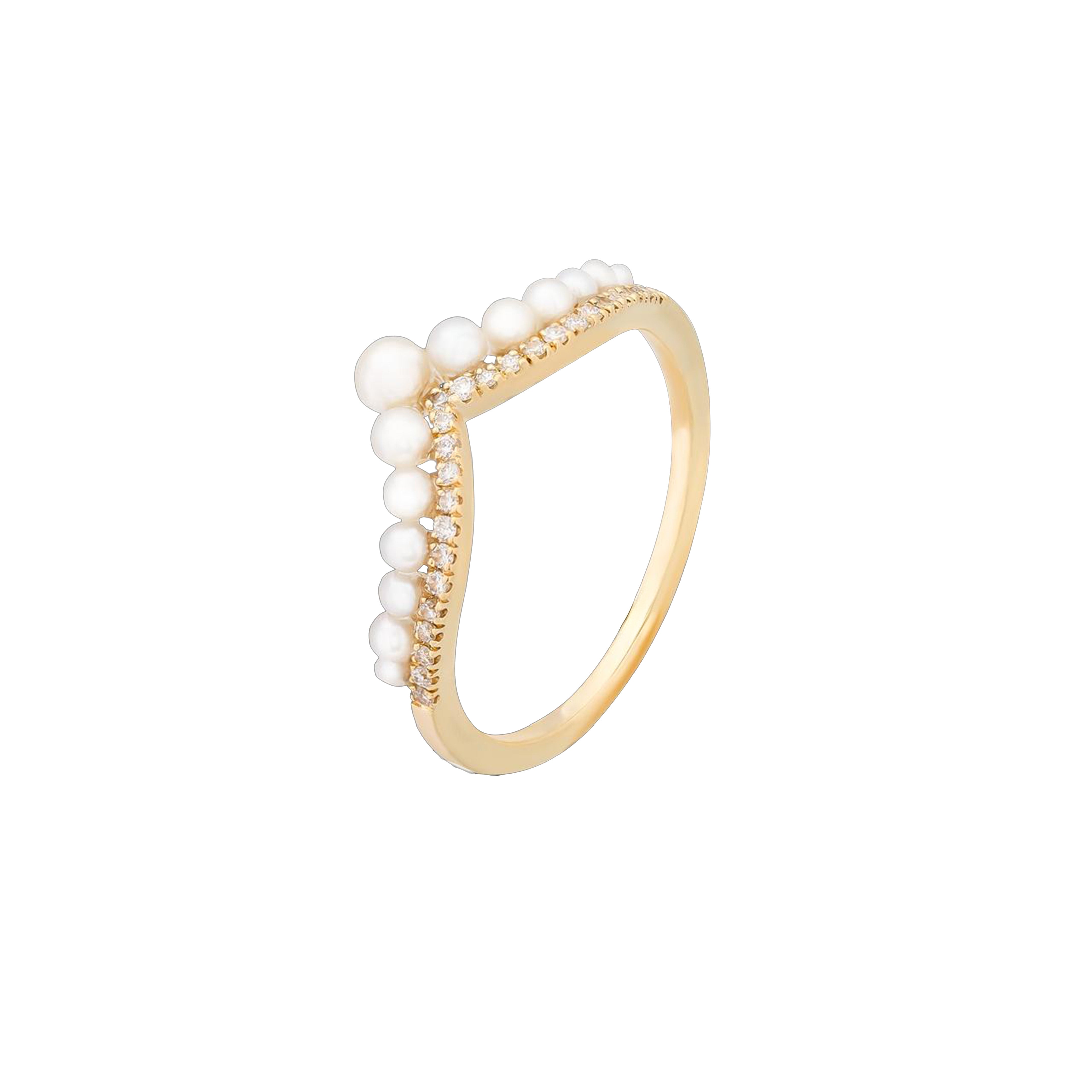 TIARA PEARL RING